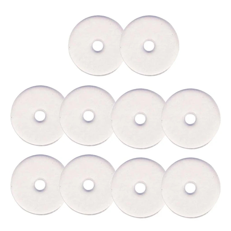 10 Healing Silicone Discs for Earrings Transparent Disc Pads