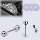 10 Healing Silicone Discs for Earrings Transparent Disc Pads