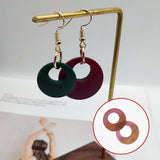 10 Resin Wood Pendant DIY Earring Findings