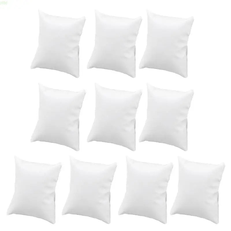 10 Small PU Watch Pillows Bangle Bracelet Jewelry Display Soft Pillow