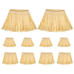 10 Piece Straw Kit Paper Costume Accessory for Party Neck Arm Ankle Ties