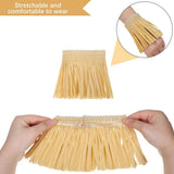 10 Piece Straw Kit Paper Costume Accessory for Party Neck Arm Ankle Ties