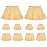 10 Piece Straw Kit Paper Costume Accessory for Party Neck Arm Ankle Ties