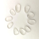 10 Top Drilled Sea Glass Beads for Jewelry Making, Small Size