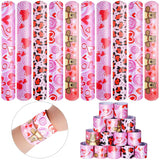 10 Heart Bear Slap Bracelets Valentine Wristbands Holiday Party