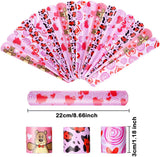 10 Heart Bear Slap Bracelets Valentine Wristbands Holiday Party