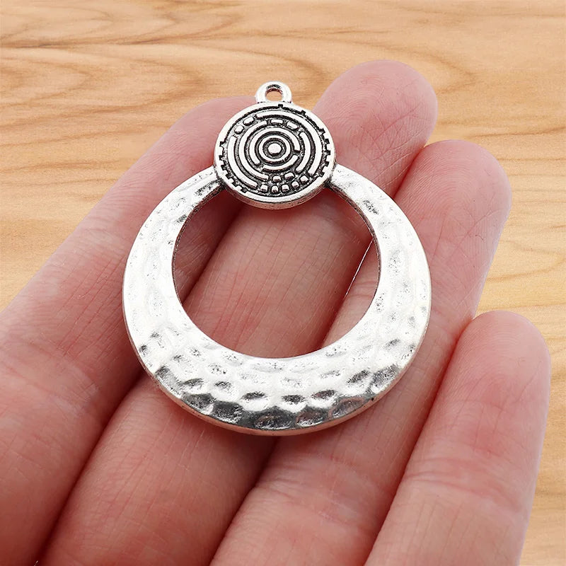 10 Vintage Boho Geometric Charms for DIY Necklace Making