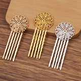 Vintage Copper Comb Wedding Bridal Hair Accessory