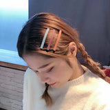 10 Women BB Hair Clips Barrettes Colorful Hair Accessories