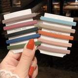 10 Women BB Hair Clips Barrettes Colorful Hair Accessories