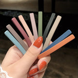10 Women BB Hair Clips Barrettes Colorful Hair Accessories