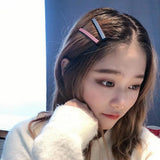 10 Women BB Hair Clips Barrettes Colorful Hair Accessories