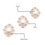 10Pcs 30*26MM Crystal Resin Sewing Button Clothing Wedding Decoration