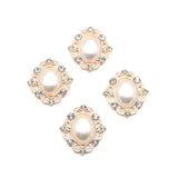 10Pcs 30*26MM Crystal Resin Sewing Button Clothing Wedding Decoration
