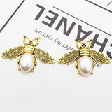 10 Pcs 35*47mm Bee Flat Paste Decorative Sewing Jewelry Accessories