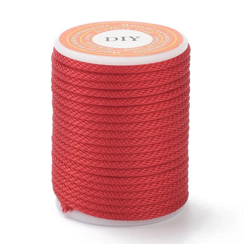 Polyester Braided Thread Cords 1.5mm for DIY Jewelry Making