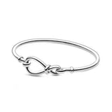 S925 Sterling Silver Bracelet Classic High O-shaped Interlocking Symbol Jewelry