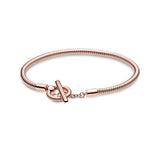 S925 Sterling Silver Bracelet Classic High O-shaped Interlocking Symbol Jewelry