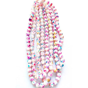 10mm Round Glass Beads 380pcs Jewelry Making DIY Accessories