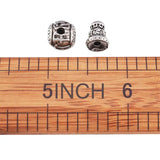 10 Antique Silver Tibetan Style Beads for DIY Jewelry Making