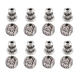 10 Antique Silver Tibetan Style Beads for DIY Jewelry Making