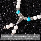 10 Antique Silver Tibetan Style Beads for DIY Jewelry Making