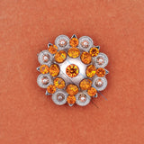 Western Rodeo Saddle Bridle with Rhinestone Conchos