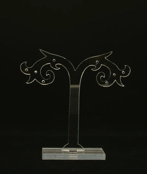10 Set Plastic Earring Jewelry Display Stand, Christmas Theme