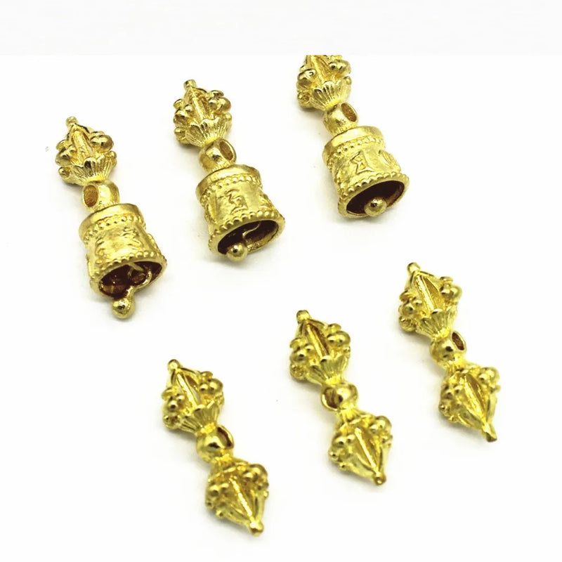 10 Sets Tibetan Brass Spacer Beads for Jewelry Making