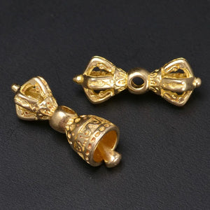 10 Sets Tibetan Buddhist Metal Spacer Beads Vajry Charms for Jewelry Making