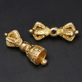 10 Sets Tibetan Buddhist Metal Spacer Beads Vajry Charms for Jewelry Making