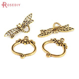10 Sets Dragonfly Toggle Clasps for Bracelet Making