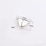10 Sets/Lot Heart Magnetic Clasps for Couple Jewelry Making