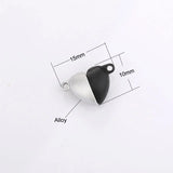 10 Sets/Lot Heart Magnetic Clasps for Couple Jewelry Making