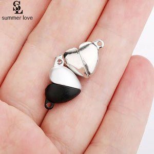 10 Sets/Lot Heart Magnetic Clasps for Couple Jewelry Making