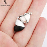 10 Sets/Lot Heart Magnetic Clasps for Couple Jewelry Making