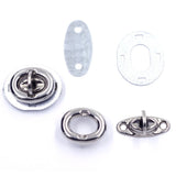 10 Oval Metal Kiss Clasp Closure Purse Lock Twist Turn Lock DIY