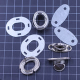 10 Oval Metal Kiss Clasp Closure Purse Lock Twist Turn Lock DIY