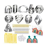 10 Shapes Clay Cutters Earring Hooks Jump Rings Clay Scrapers