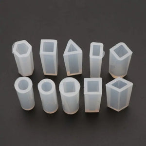 10 Shapes DIY Liquid Resin Silicone Molds for Jewelry Making