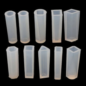 10 Shapes DIY Liquid Resin Silicone Molds for Jewelry Making