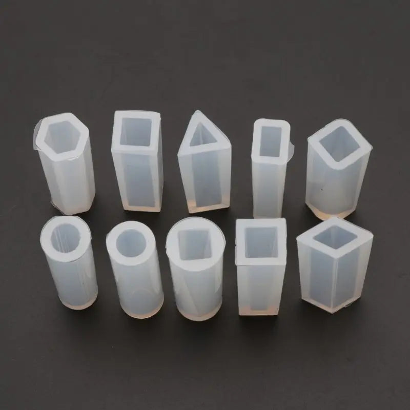 10 Shapes DIY Liquid Resin Silicone Molds for Jewelry Making