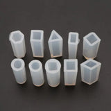10 Shapes DIY Liquid Resin Silicone Molds for Jewelry Making