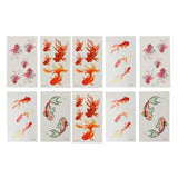 3D Vivid Goldfish Koi Pond Tattoos Sticker