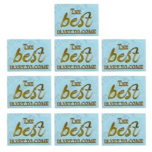 10 Sheets English Letters Metal Stickers Epoxy Resin Mold Fillings DIY Crafts
