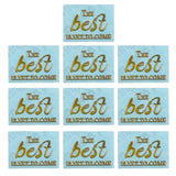 10 Sheets English Letters Metal Stickers Epoxy Resin Mold Fillings DIY Crafts