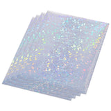 10 Sheets Holographic Overlay Lamination Vinyl A4 Self-Adhesive Waterproof