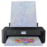 10 Sheets Holographic Overlay Lamination Vinyl A4 Self-Adhesive Waterproof