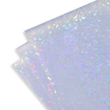 10 Sheets Holographic Overlay Lamination Vinyl A4 Self-Adhesive Waterproof