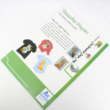 10 Sheets Transparent Water Slide Transfer Paper DIY Glass Decals